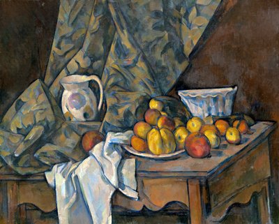 Stilleven met appels en perziken, c.1905 door Paul Cézanne